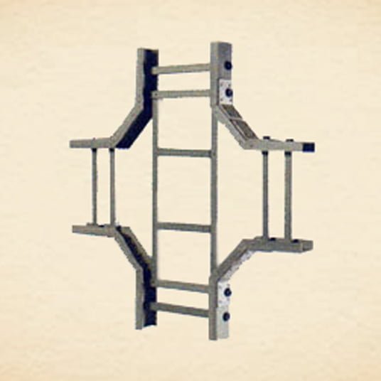Hot Dip Galvanized Horizontal Tee/Cross Ladder Cable Trays