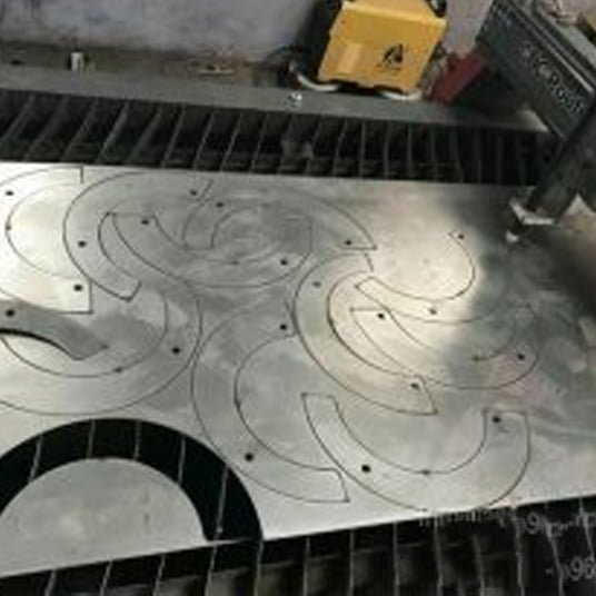 Hot Dip Galvanized Plasma Profile Cut Plates