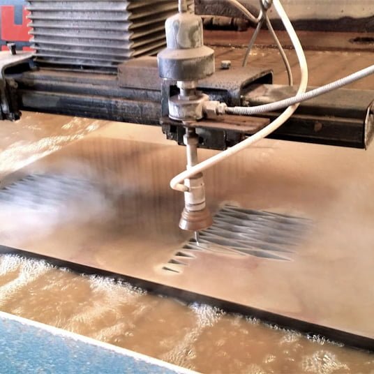 Hot Dip Galvanized Water Jet Profile Cut Plates