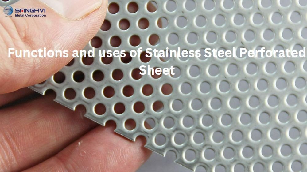Stainless steel perforated sheet